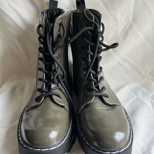 Sincerely Jules Olive Combat Boots